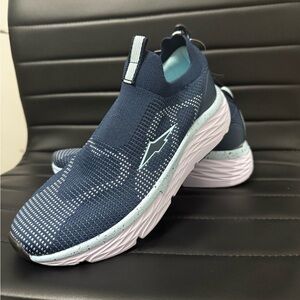 Navy Blue Slip-On Sneakers